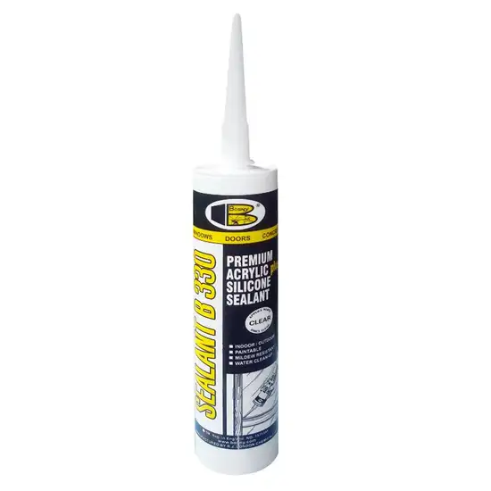 BOSNY Clear Acrylic Silicone Sealant B330 Size 300 ml Оригинал