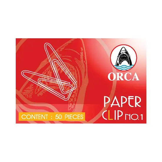 ORCA Grey Paper Clip Triangle Shape (Pack 10 Pcs.) Оригинал