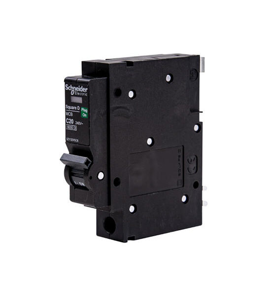 SQUARE D Black CircuitI Breaker 1P 20A 6K QO120VSC6T Оригинал