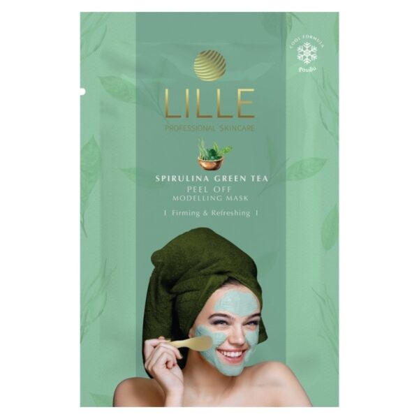 Lille Professional Skincare Spirulina Green Tea Peel Off Modelling Mask 40 G. Оригинал
