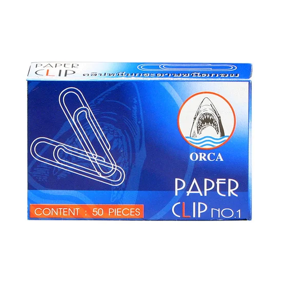 ORCA Grey Paper Clip Round Shape Round (Pack 10 Pcs.) Оригинал