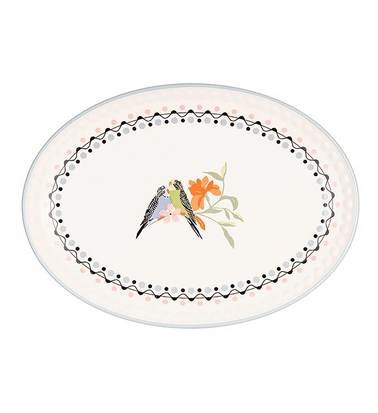Cath Kidston Multi CERAMIC OVAL PLATTER Painted Table Оригинал
