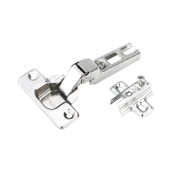 HAFELE Nickel Half Overlay Concealed Hinge 483.02.092 Size 35 mm (Pack 2 Pcs.) Оригинал