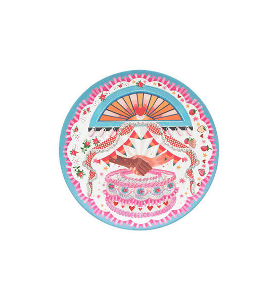 Cath Kidston Multi/Pink Kids Plate GBBO Showstopper Placement Оригинал