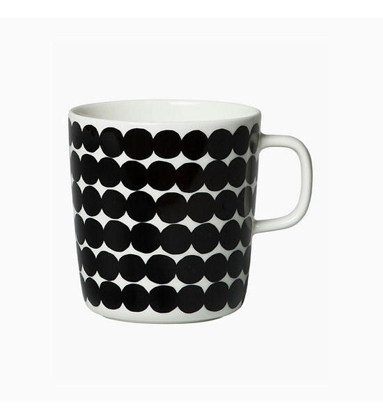 MARIMEKKO Black Oiva/Räsymatto mug 4 dl Оригинал
