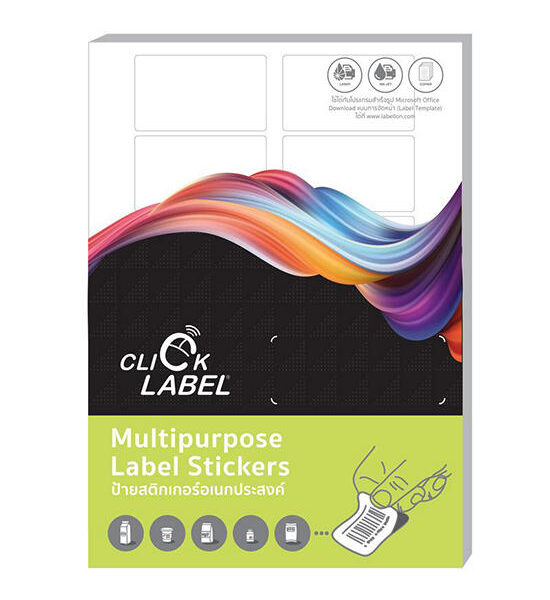 CLICK LABEL Inkjet Sticker 20x9mm. (12400Label/Pack) Оригинал