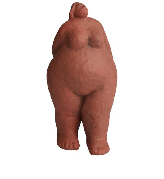 CENTRAL HOME Ceramic Doll Size 15X13X30 cm Indian Red Оригинал