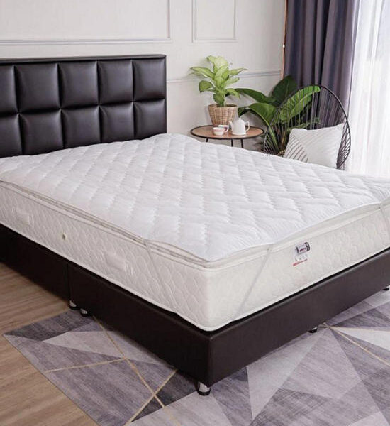 LUCKY MATTRESS 5 ft. Grey, Micro Gel Premium Soft Topper Оригинал