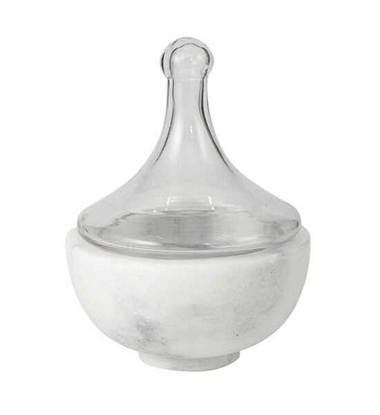 CHIC REPUBLIC White/Clear Round Bowl with Dome JENNA/15 Оригинал