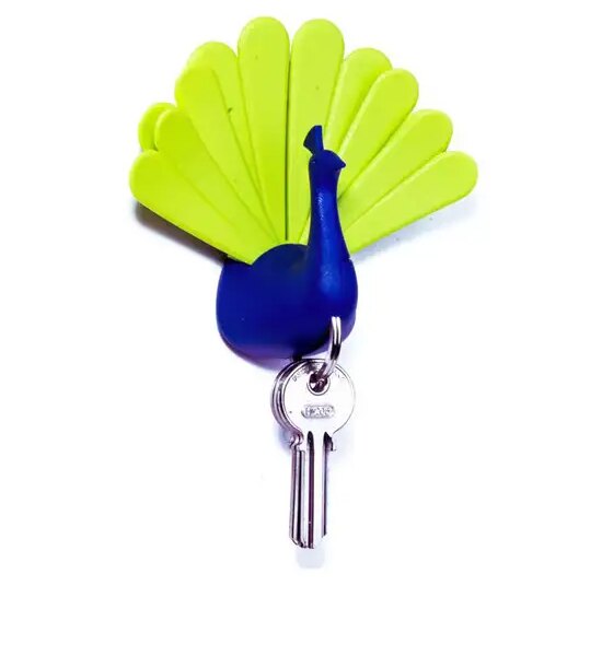 QUALY PEACOCK KEY HOLDER BLGR Оригинал
