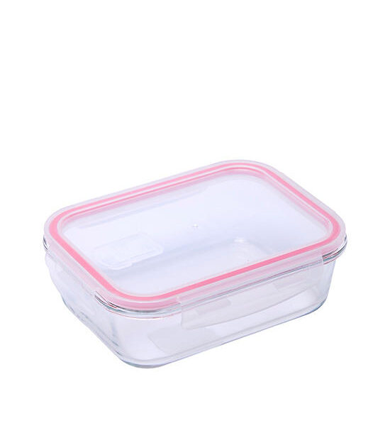 CENTRAL HOME Food Container Rectangle Borosilicate Glass with Pulling Lid 370 mL Оригинал