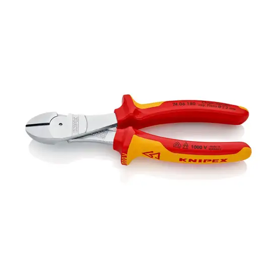 KNIPEX High Leverage Diagonal Cutter VDE - 180 mm model.7406180 Multicolor Оригинал