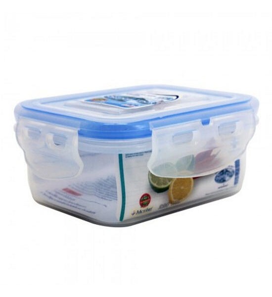 SUPER LOCK Square Food Container With Lock Lid 220 ml. (JCP-6113) 11.5 x 9 x 5 cm. Оригинал