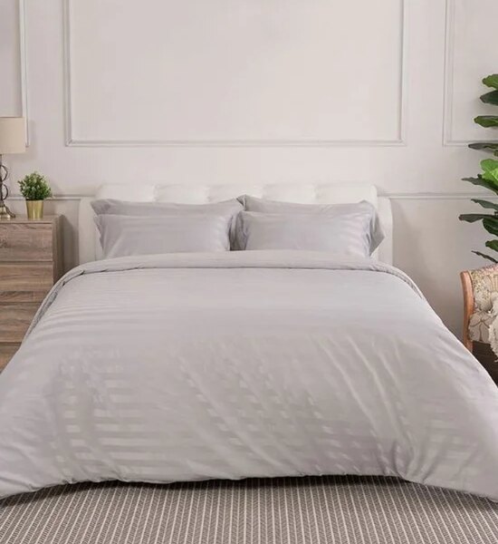 LUCKY MATTRESS 5 Ft. Height 14 Inches Mp 004 Micro Touch Premium Bedsheet And Duvet Light Grey Оригинал