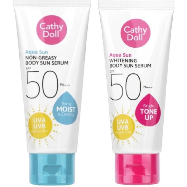 Солнцезащитная сыворотка SPF 50 Cathy Doll 2 вида 50 или 140 мл