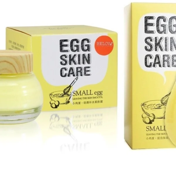 Антивозрастной интенсивный уход для лица в наборе (крем+эмульсия) Belov Egg Skin Care Small Egg, Таиланд