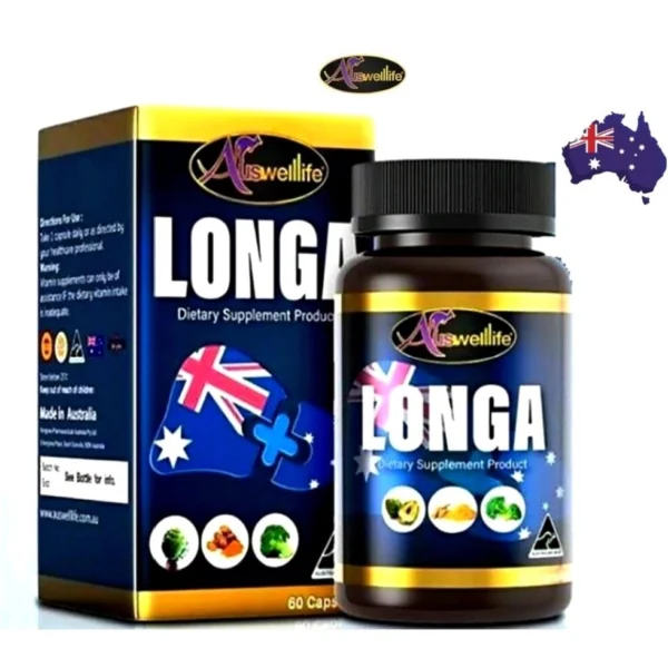 Auswelllife Longa Dietary Supplement Product Тоник для печени, 60 капсул. Австралия