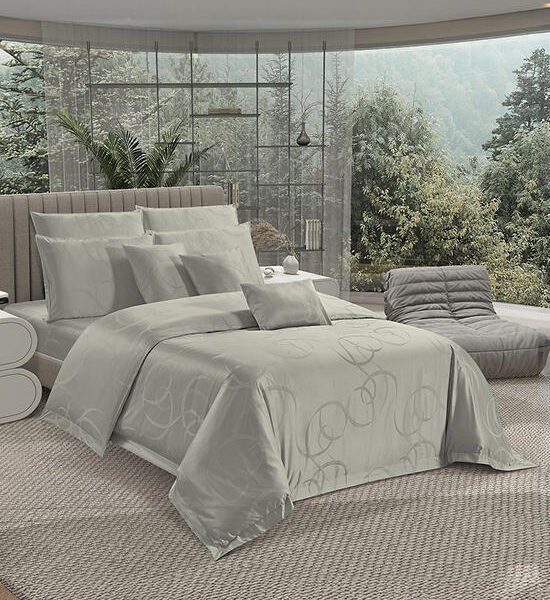 AKEMI Quilt Cover 90x100 inch 1 pc LuxeWeave Luminous Speyer King Size Cloud Beige Оригинал