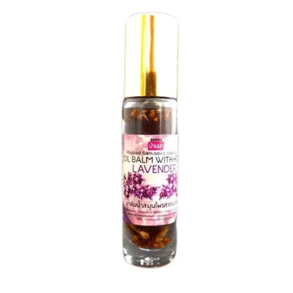 Бальзам масляный роликовый с Лавандой Banna Balm With Lavender, Таиланд
