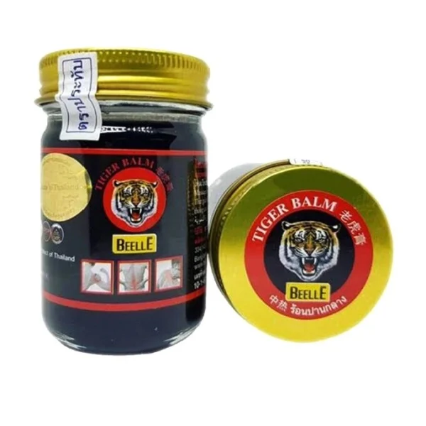 Бальзам тайский тигровый чёрный Beelle tiger black balm. Таиланд