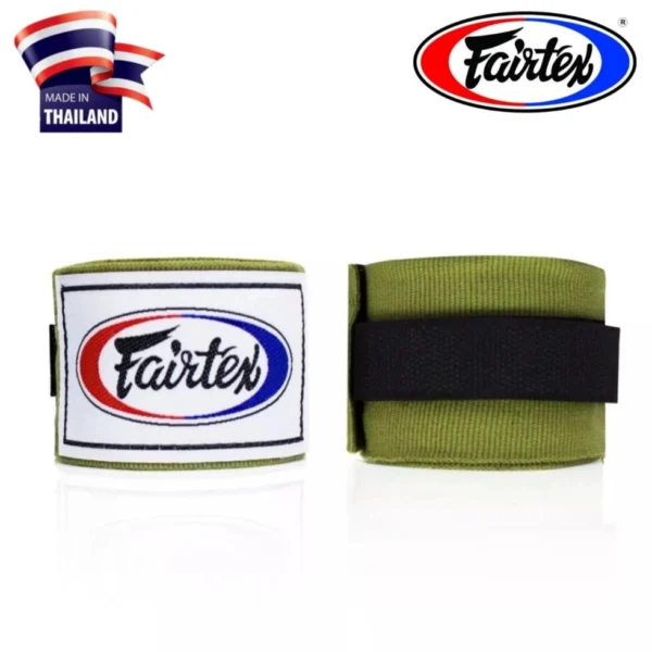 Боксёрские бинты для защиты кисти Fairtrex HW2, Таиланд Olive Green