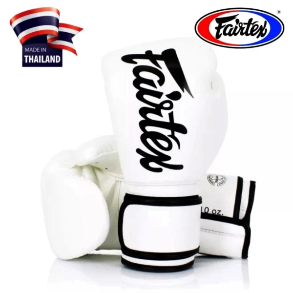 Боксерские перчатки Fairtex Boxing Gloves BGV14, Таиланд 8 oz White