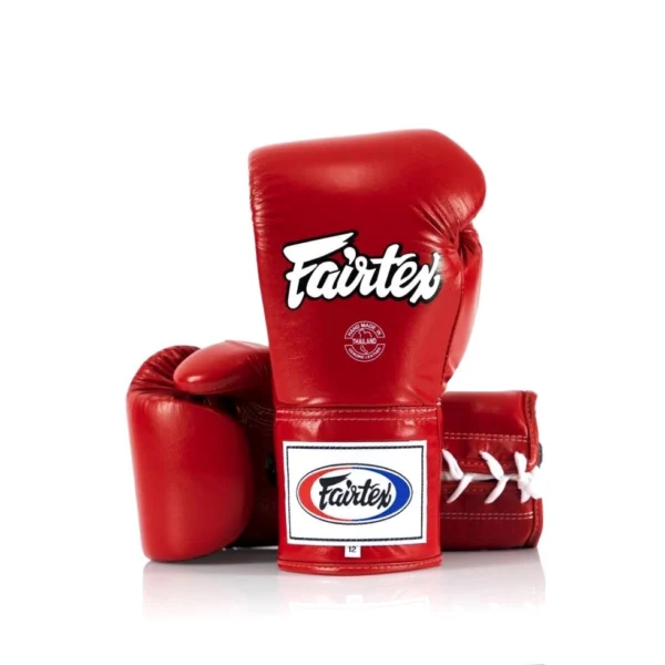 Боксерские профессиональные перчатки на шнуровке Fairtex BGL 6, Таиланд
