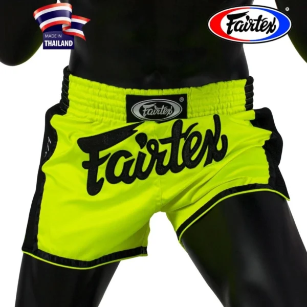 Боксерские шорты Fairtex Muay Thai Shorts BS1701, Таиланд XS Lime