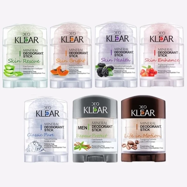 Квасцовый дезодорант - стик Deo KLEAR 70 гр 7 ароматов