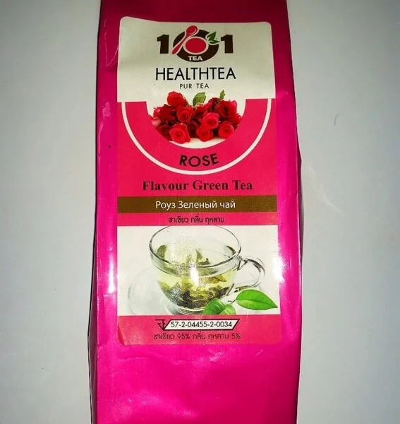 Чай Роза /  Rose flavour green tea healthtea , 100гр