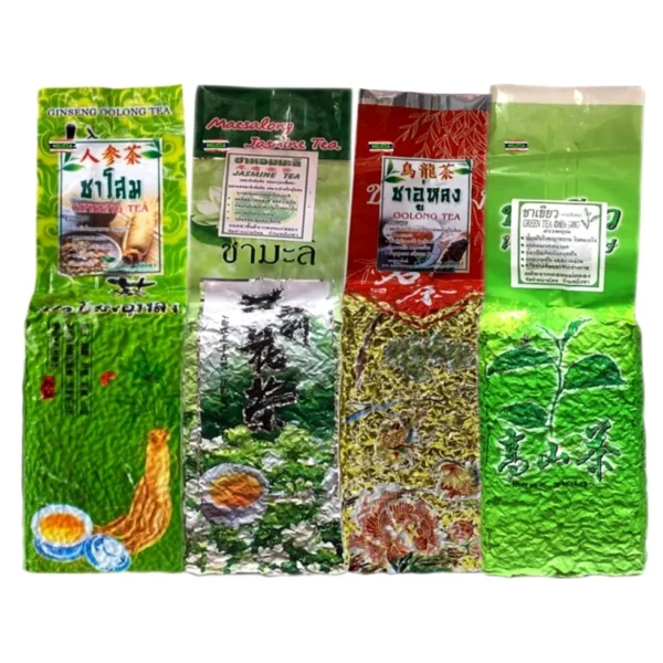 Чай зеленый китайский в ассортименте Green tea, Oolong tea, Jasmine tea, Ginseng oolong tea