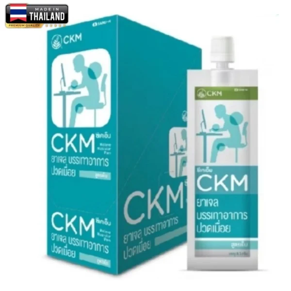 CKM Gel охлаждающий гель для облегчения боли, коробка 12 шт. Таиланд