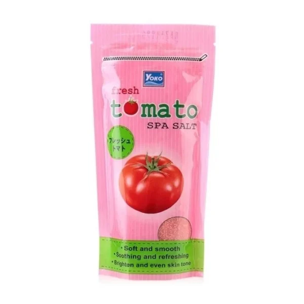 Cолевой скраб для тела “Свежий томат”  Yoko Fresh Tomato Spa Salt, 300 гр.