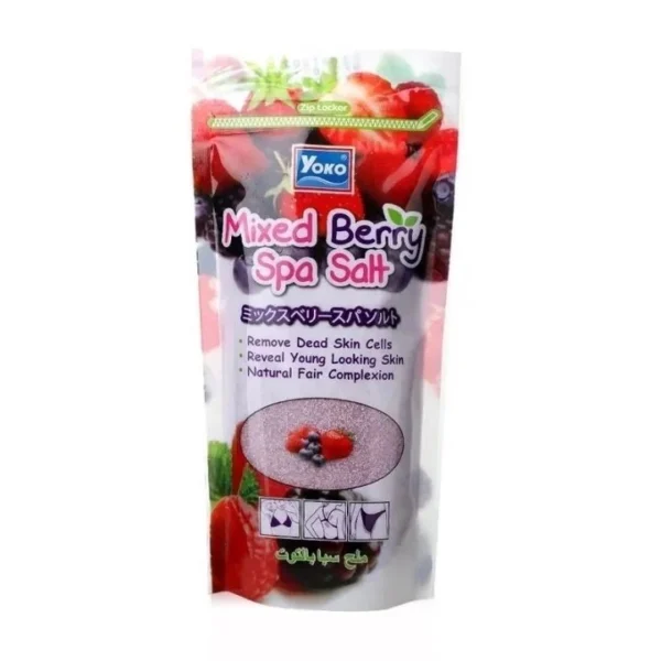 Cолевой скраб для тела “Ягодный микс”  Yoko Mixed Berry Spa Salt, 300 гр.