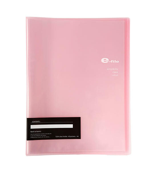 E-FILE View Binder Pink Оригинал