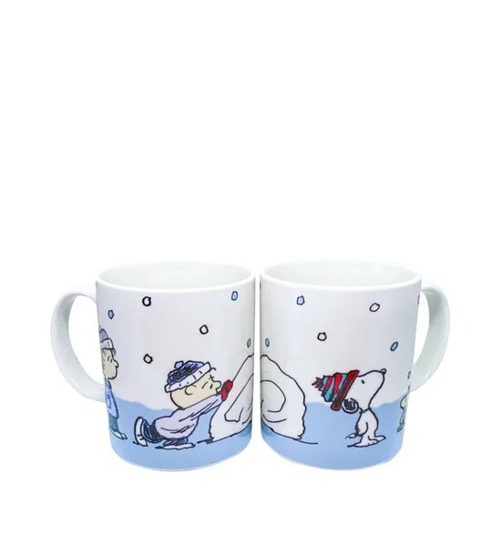 CORELLE Set Of 2 Snoopy Snow Mugs C032MGSFSNWSG Оригинал