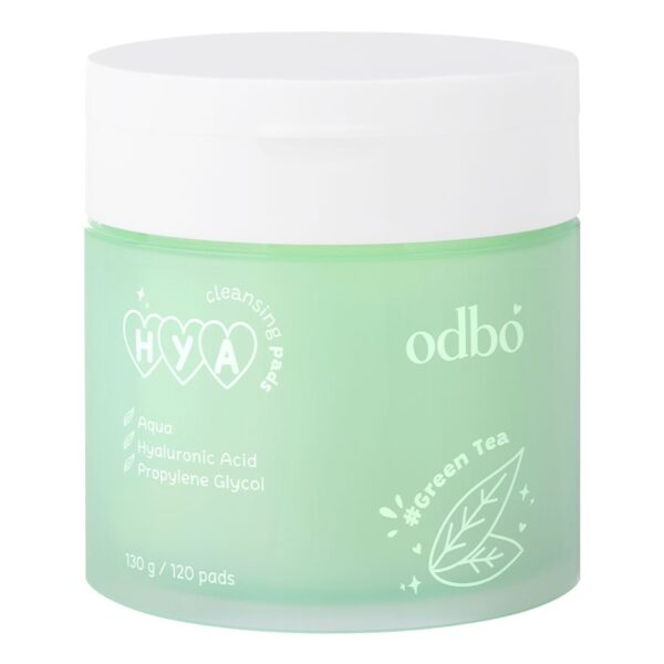 Odbo Hya Cleansing Pads 120 Pads 01 Green Tea Scent Оригинал