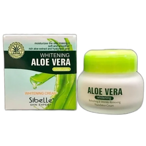 Гель - крем для лица с органическим алоэ вера Sibelle 50 мл