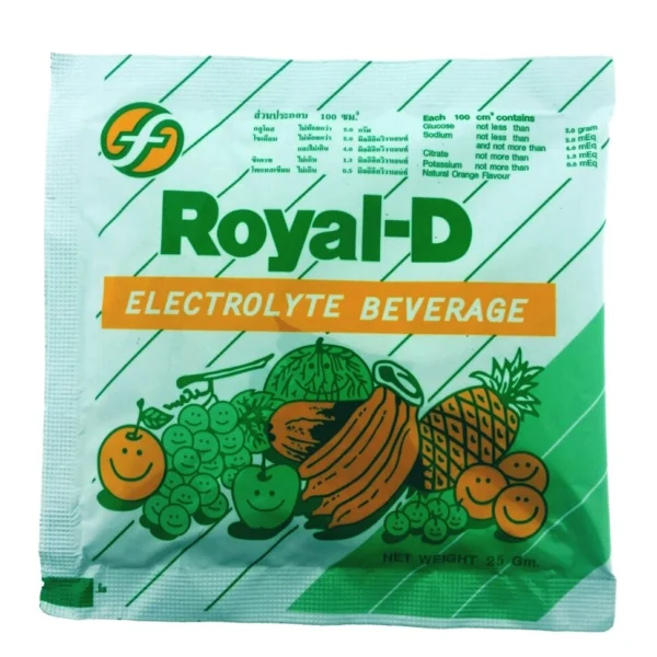 Электролит со вкусом апельсина Royal-D Electrolyte Beverage, 25 гр., Таиланд