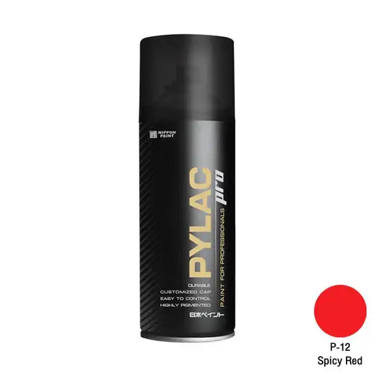 NIPPON RED PAINT SPRAY PYLAC # P-12 Size 290 g. SPICY Оригинал