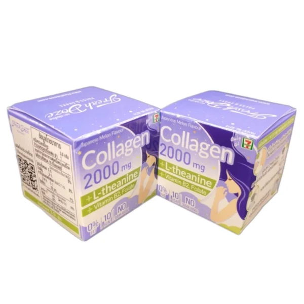 Fresh Doze Caps Collagen 2000 mg + L-Theanine - витаминный напиток в крышках