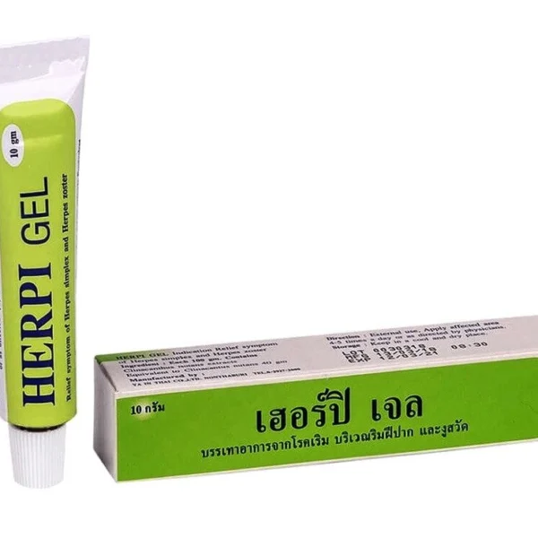 Гель от герпеса Herpi Gel Ya In Thai, 10 мл., Таиланд