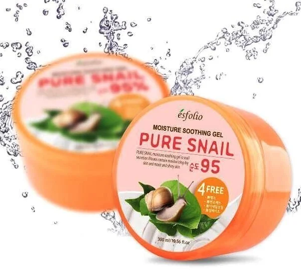 Гель увлажняющий с муцином улитки Esfolio Pure Snail Moisture Soothing Gel 95% Purity, 300 мл., Таиланд
