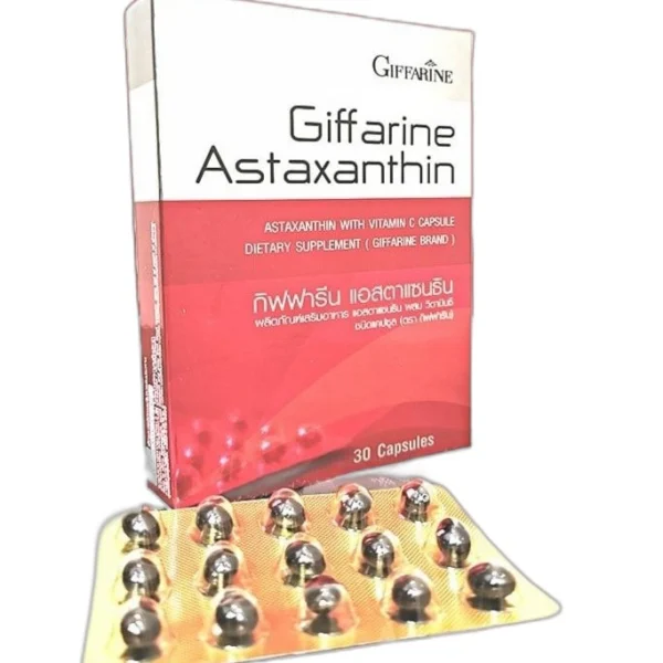 Антиоксидант Астаксантин в капсулах Giffarine 30 капсул