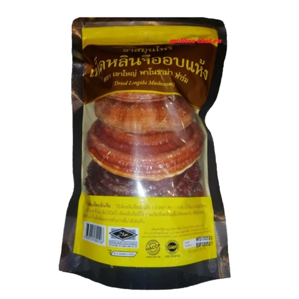 Гриб Рейши (Линчжи) сушеный общеоздоравливающего действия Khao Yai Dried Lingzhi Mushroom , 100 гр. Таиланд
