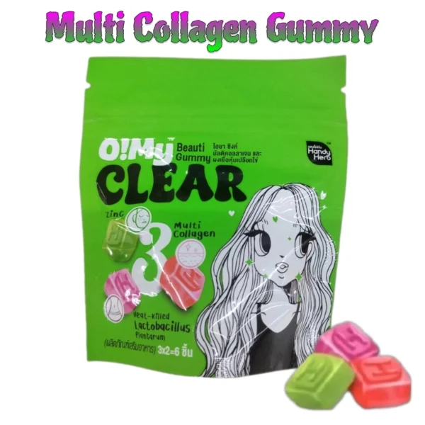 Handy Herb O! My Clear Beauti Gummy – Коллагеновые жевательные витамины для красоты кожи, волос и ногтей