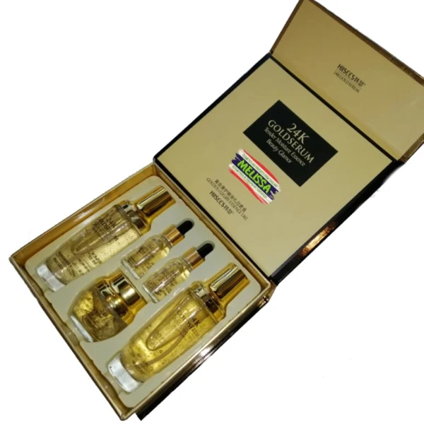 HIISEES 24 K GOLDSERUM Tender Moisture Essence Beauty Glamor увлажняющий и восстанавливающий набор для лица с ниацинамид