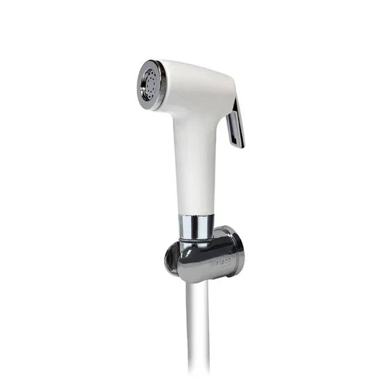 PRIME White ABS Plastic Handheld Bidet Sprayer with 120cm. Water Hose Connector RS-904-WH Оригинал