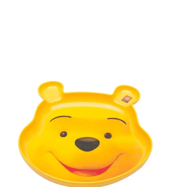 FLOWERWARE จานหน้าหมีPOOH 18.75 Оригинал