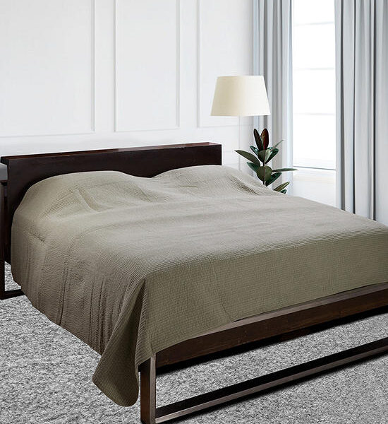 ESQUIRE Bed Cover Cotton Quilt Green Оригинал